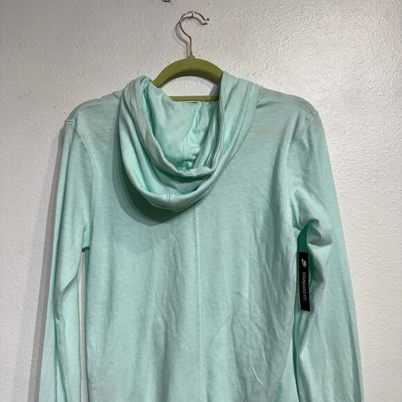 Nike Mint Green Cowl Neck Hooded Pullover Sz S NWT - Picture 9 of 12